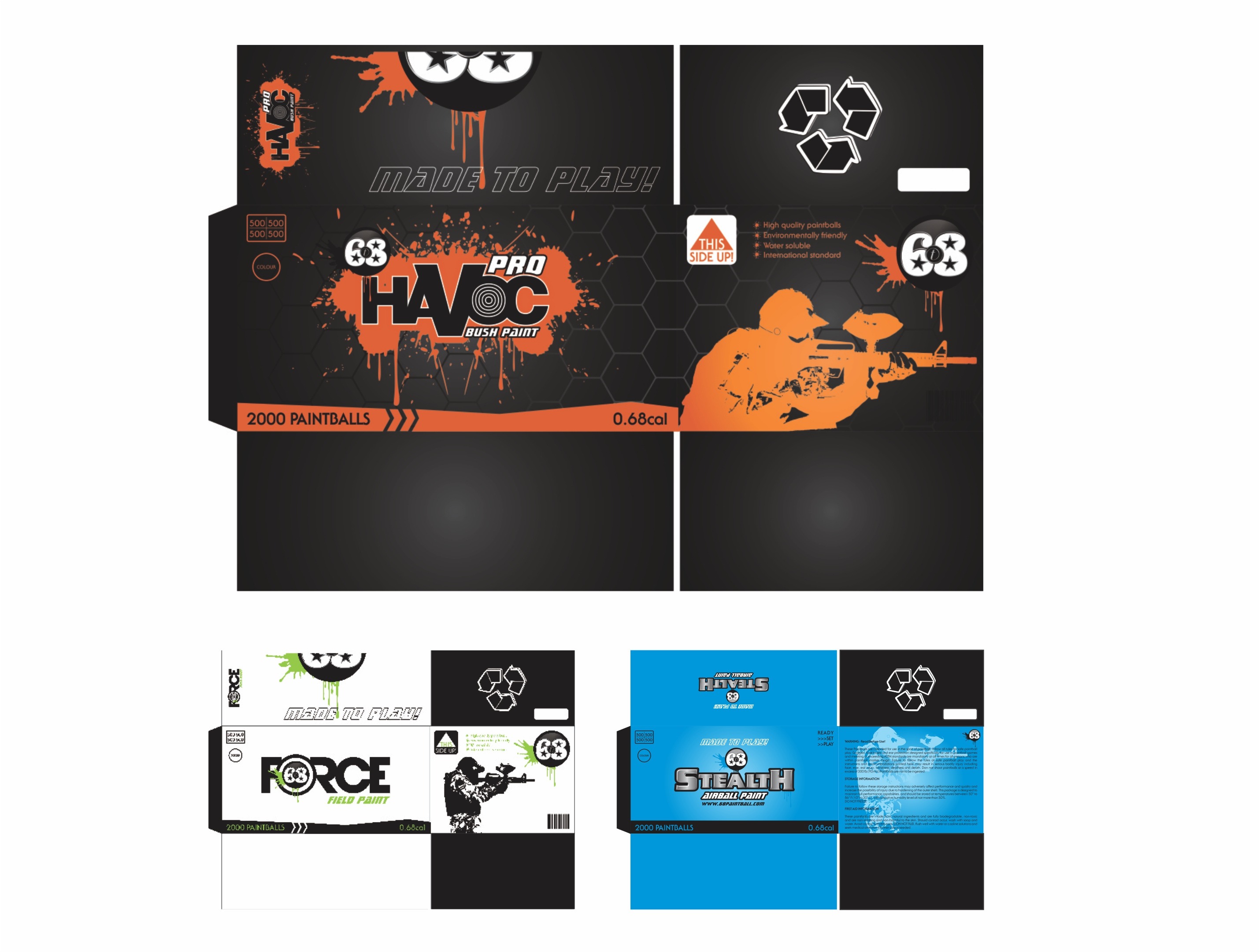 HAVOC Gaming box — front