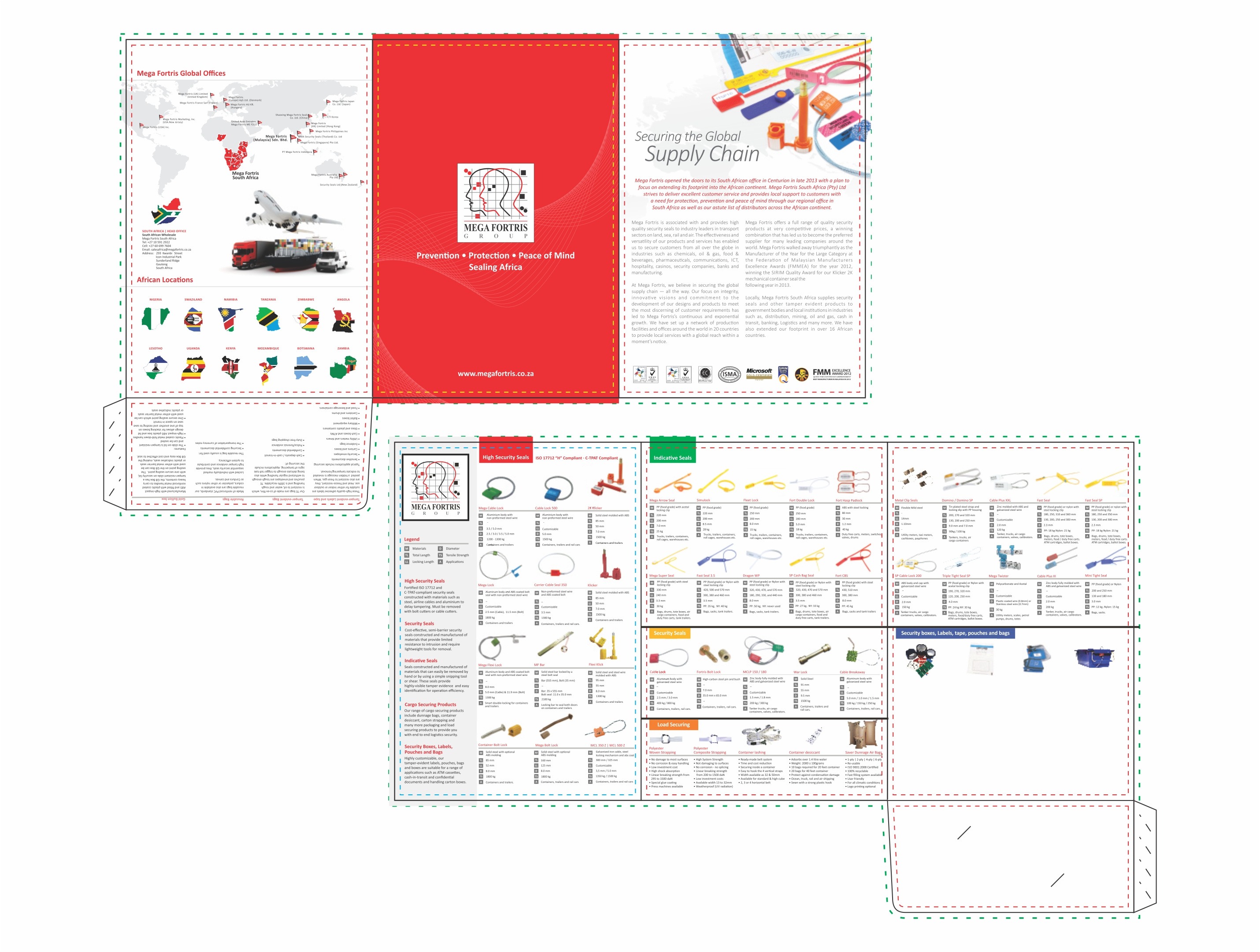 Business folder — cover design