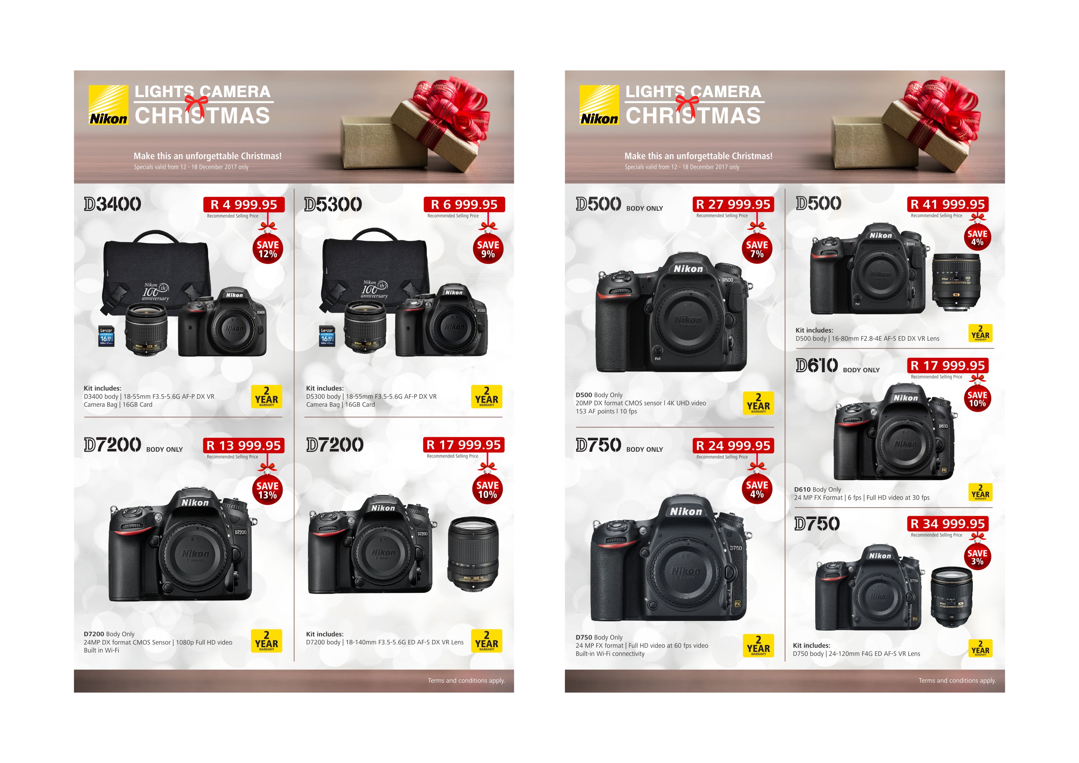 Christmas campaign — full-page advert